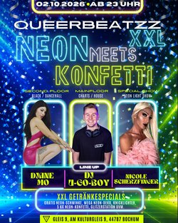 Queerbeatzz XXL - Neon meets Konfetti Special